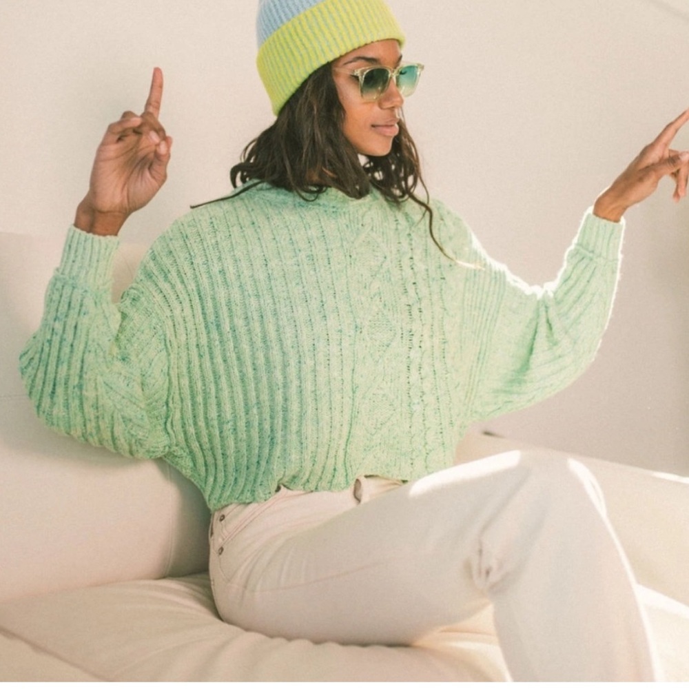 Free People On Your Side Cropped Sweater